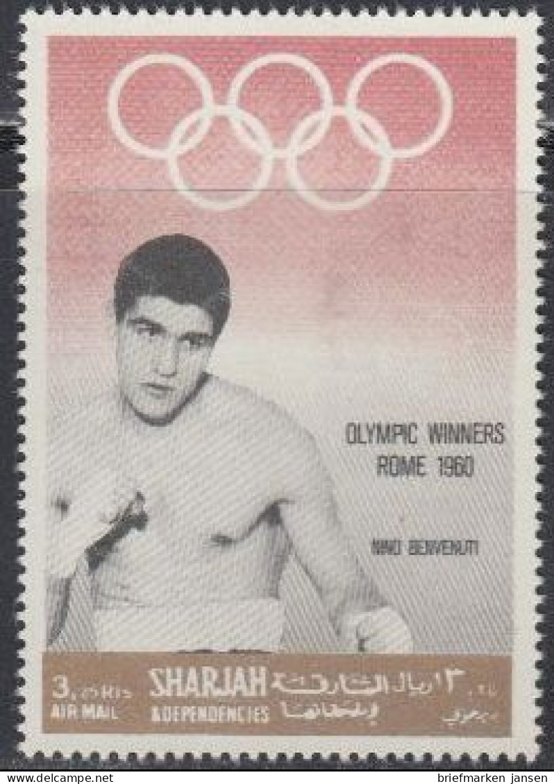 Sharjah Mi.Nr. 514A Olympiasieger 1960 Nino Benvenuti (3,25) - Sharjah