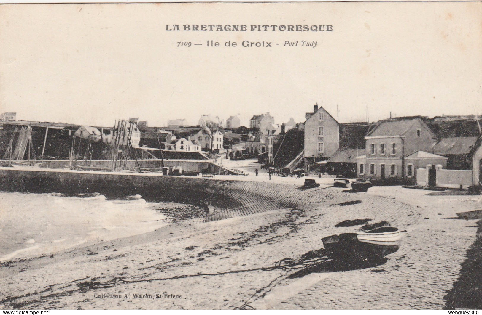 56  ILE DE GROIX    Port-Tudy.      TB    PLAN 1916      PAS COURANT - Groix