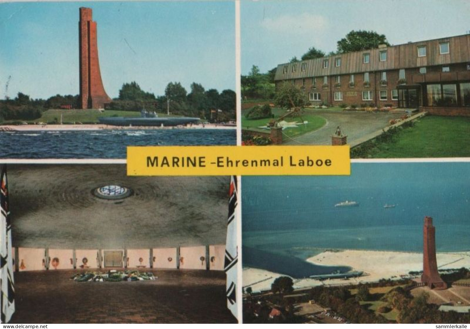 64649 - Laboe - Marine-Ehrenmal U. Scheerhaus, 4 Bilder - 1982 - Laboe