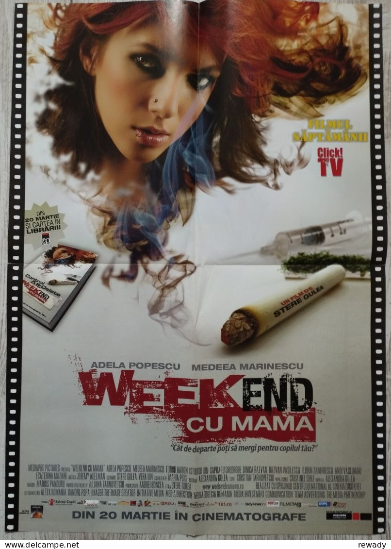 Sexi - Young Lady - Semi Nude - Week End Cu Mama - Adela Popescu - Poster - Affiche (385x535 Mm) - Manifesti & Poster