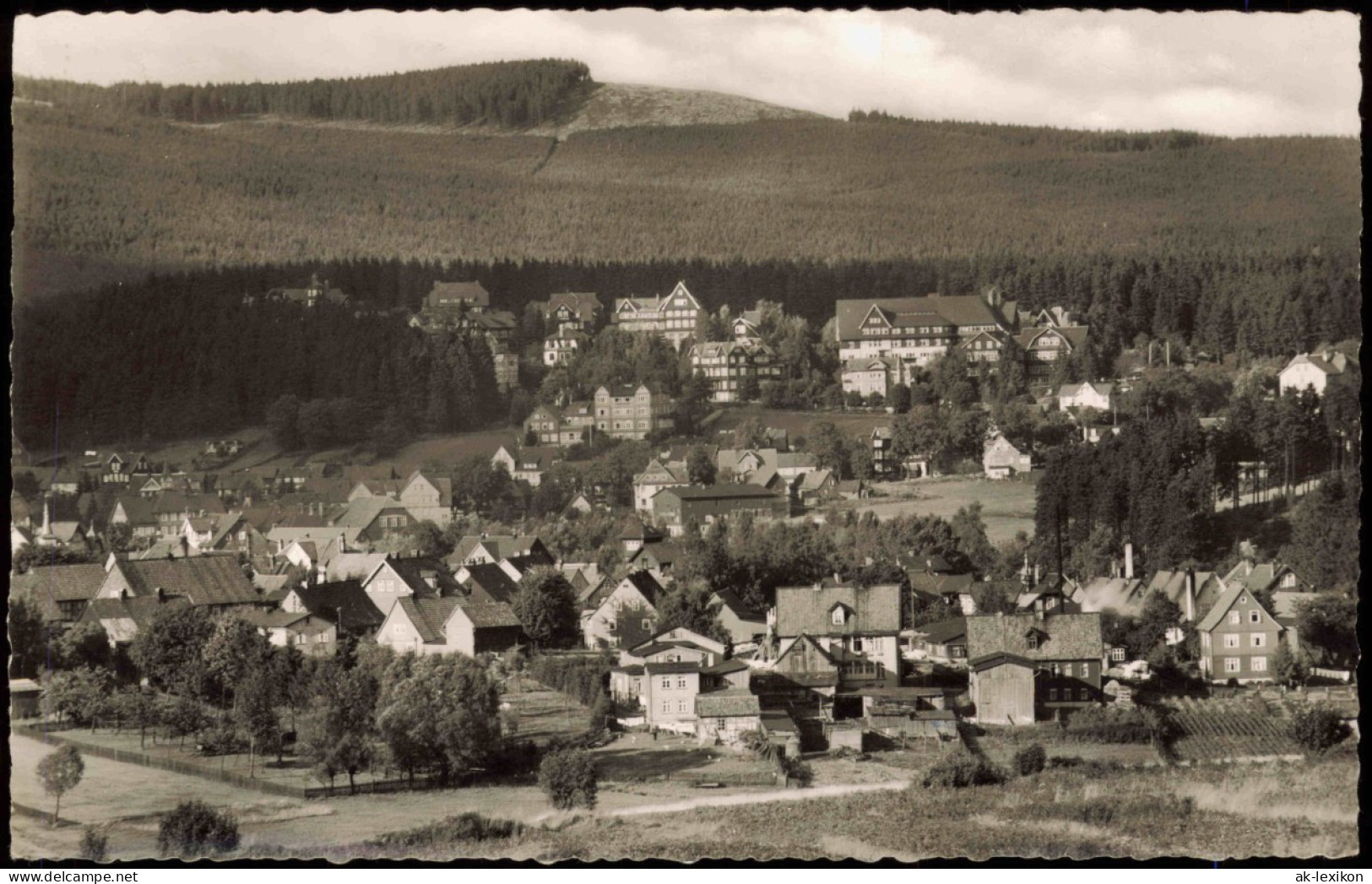 Ansichtskarte Braunlage Stadtpartie 1959 - Braunlage