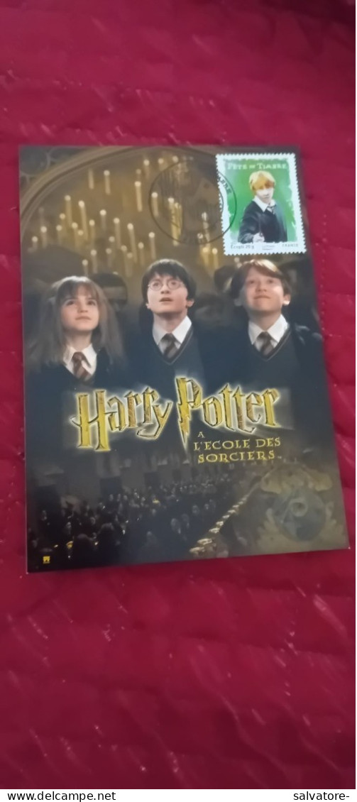 CARTOLINA HARRY POTTER  A L'ERCOLE DES SORCIERS- VIAGGIATA - Séries TV