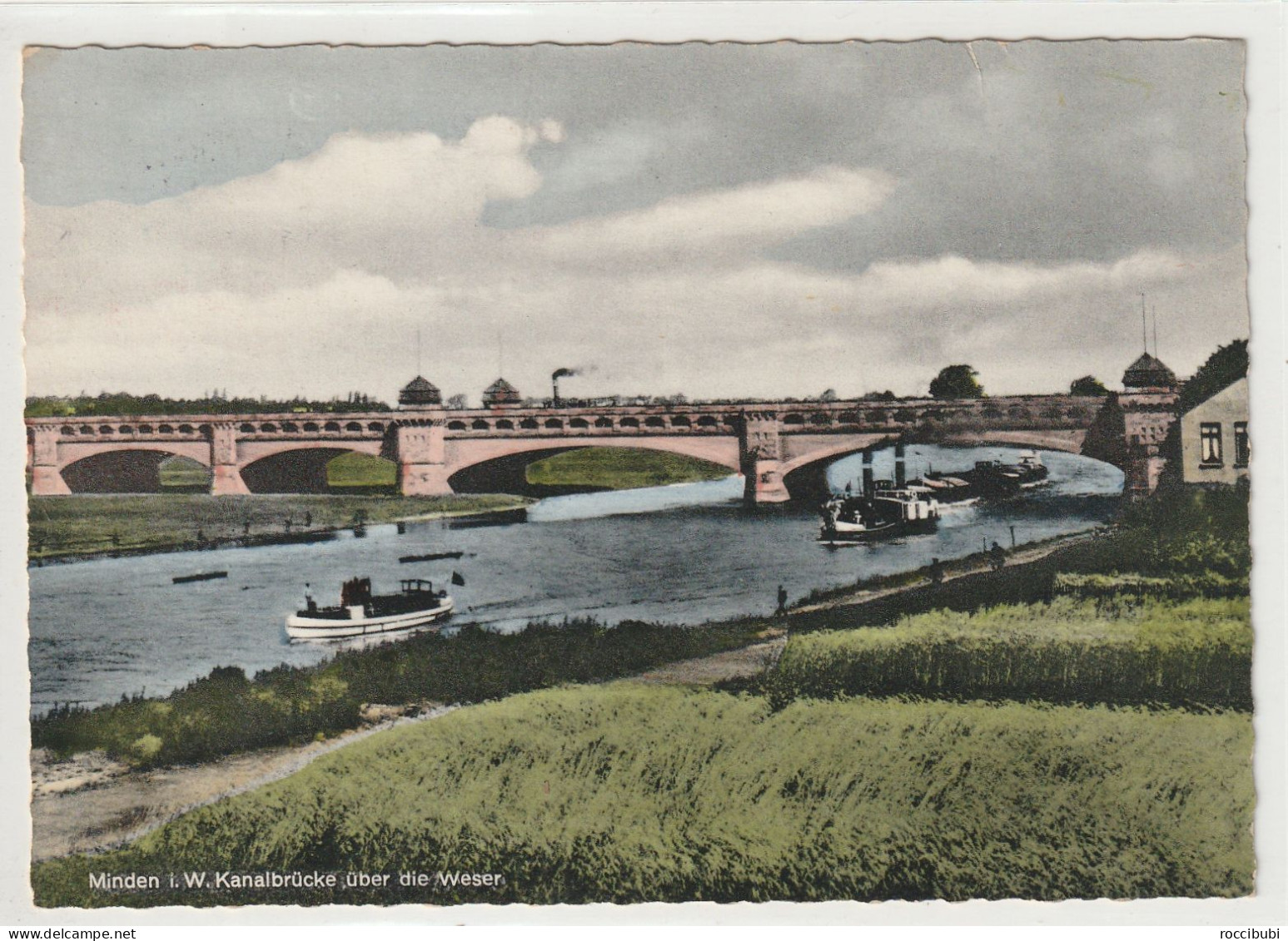 Minden I. W., Kanalbrücke über Die Weser, Nordrhein-Westfalen - Minden
