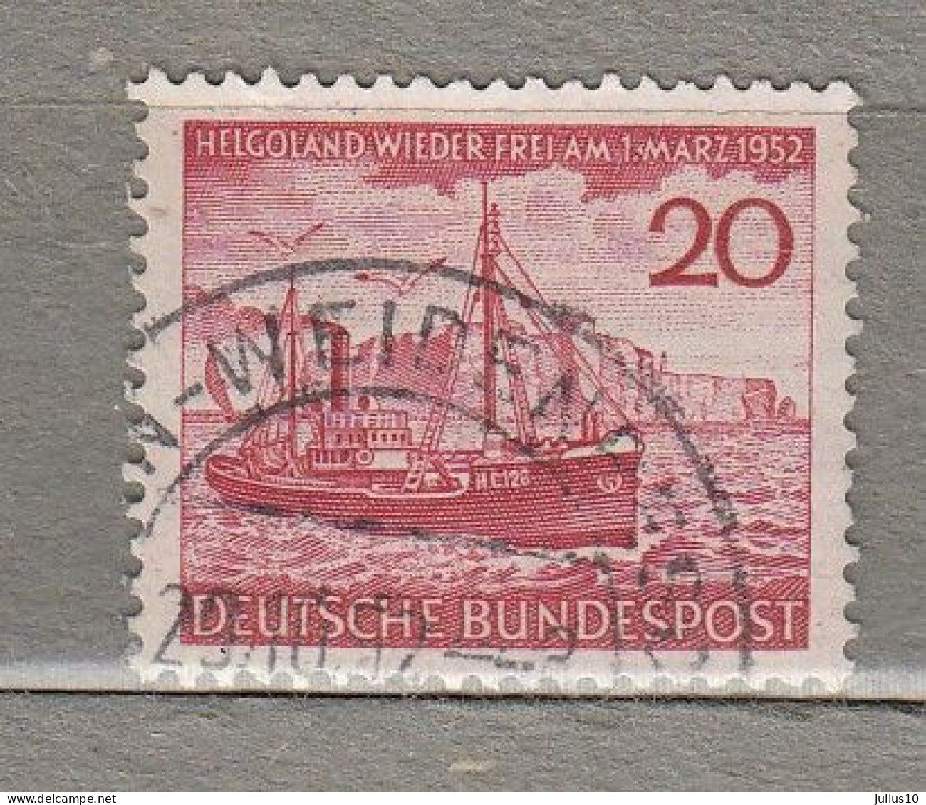 DEUTSCHLAND GERMANY 1952 Used(o) Mi 152 #33880 - Gebraucht