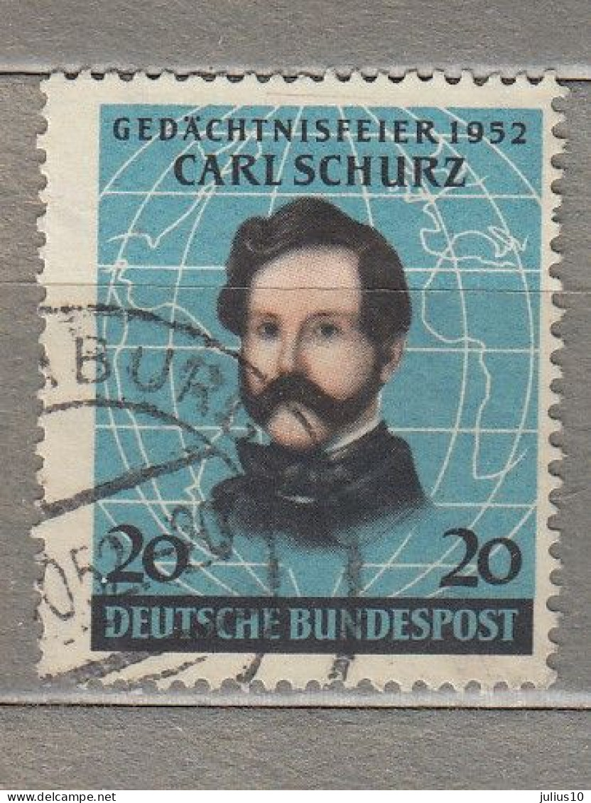 DEUTSCHLAND GERMANY 1952 Used(o) Mi 155 #33881 - Gebraucht