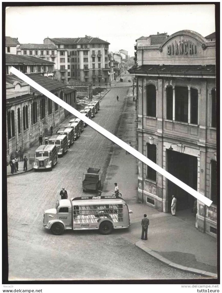 ROMA ANNI 40 FOTO ORIGINALE - PUBBLICITA' - CAMION DELLA COCA COLA. OFFICINA BIANCHI - ECCEZIONALE!!!! - Other & Unclassified