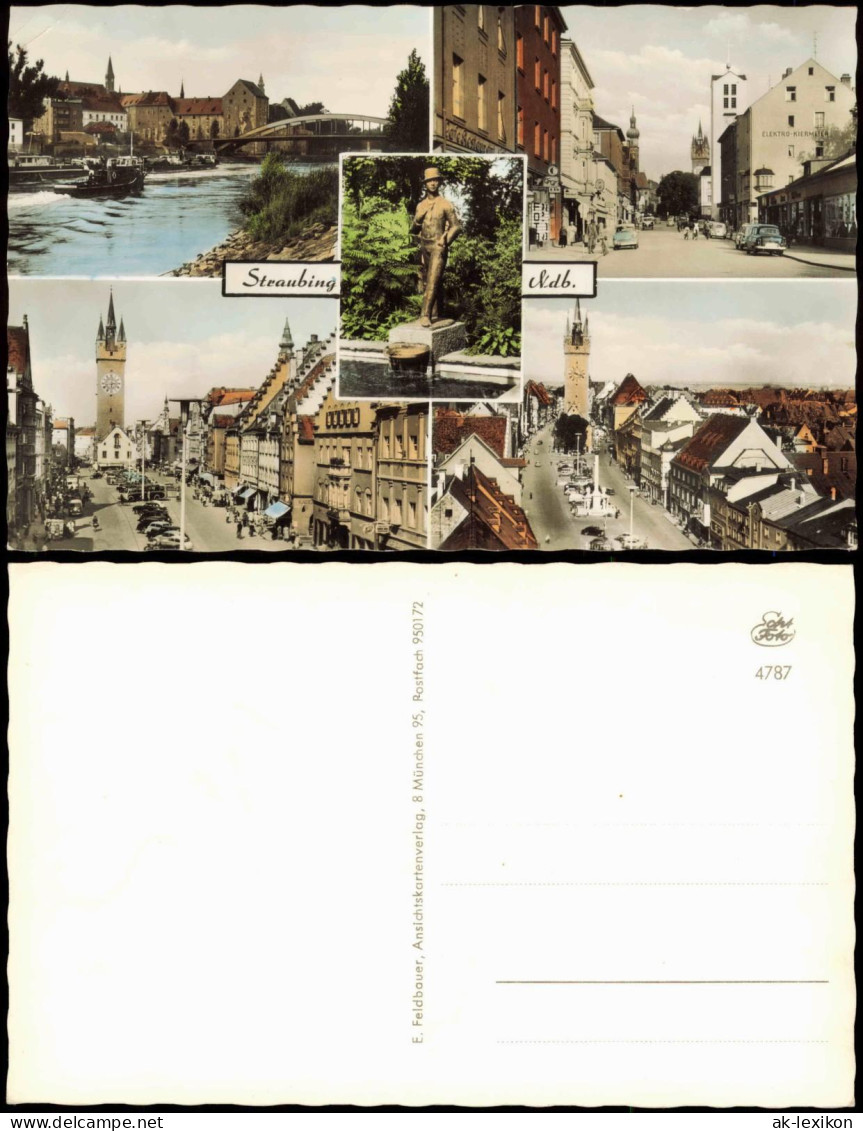 Ansichtskarte Straubing Stadtteilansichten Colorfoto Ak 1962 - Straubing
