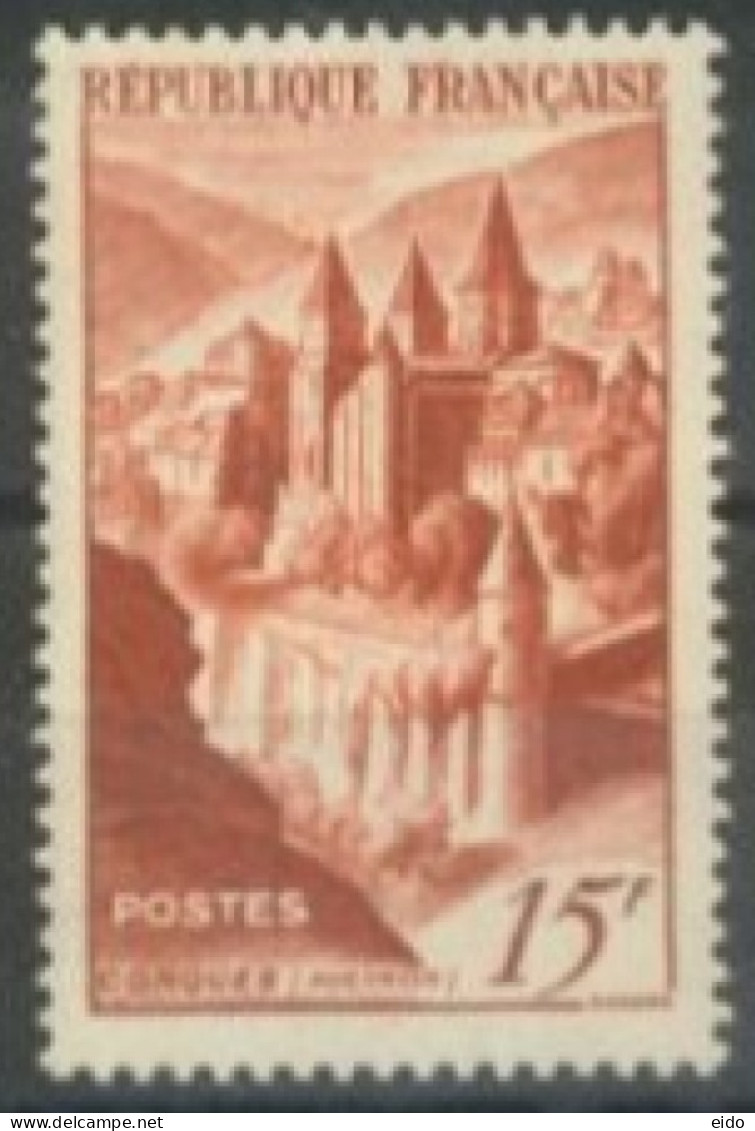 FRANCE. - 1947 - CONQUES ABBEY STAMP, # 792, UMM (**). - Neufs