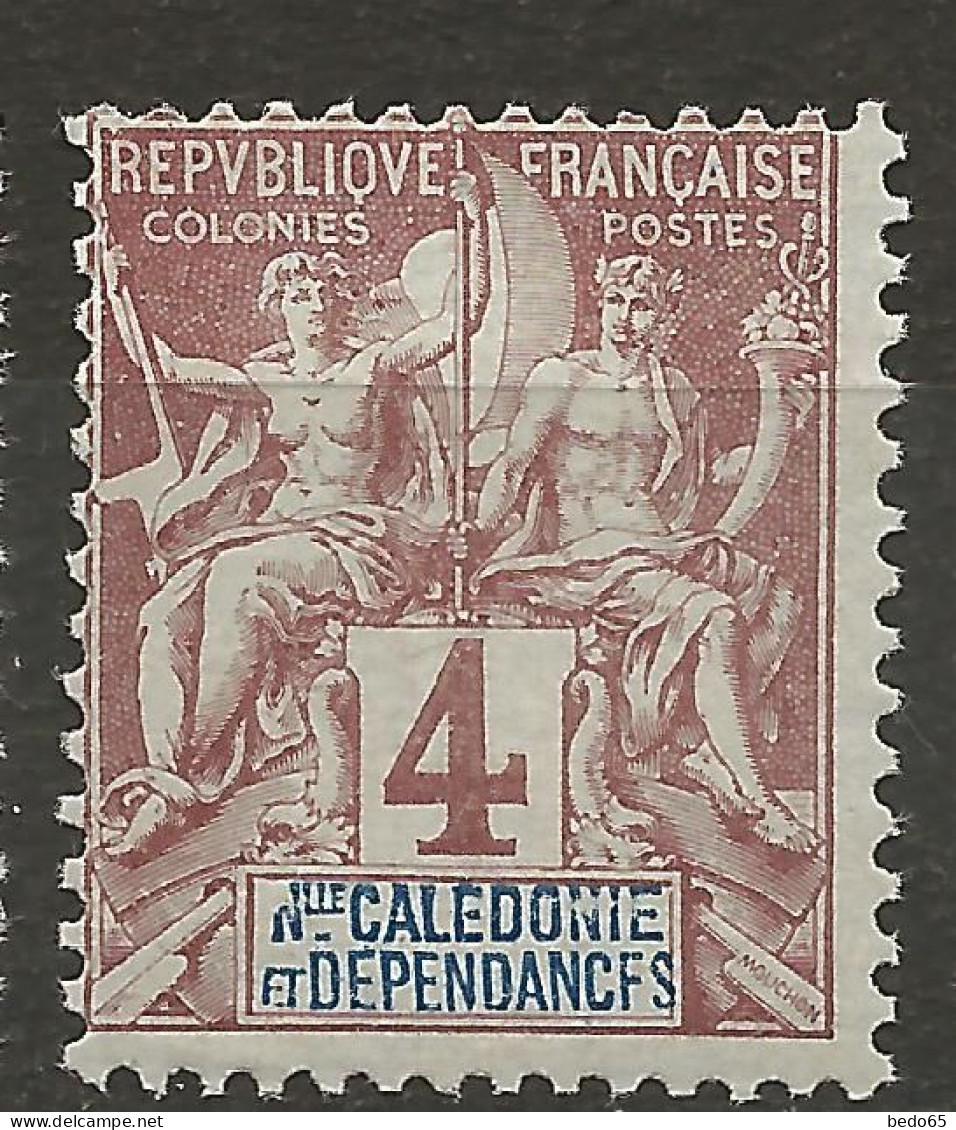 NOUVELLE-CALEDONIE N° 43 Variétée DEPENDANCFS NEUF** LUXE SANS CHARNIERE / Hingeless / MNH - Neufs