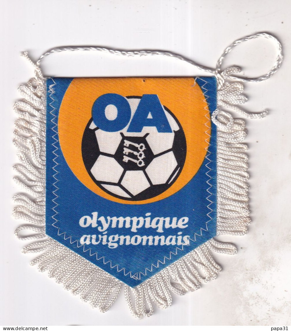 Fanion Football - Olympique Avignonnais (France) - Habillement, Souvenirs & Autres