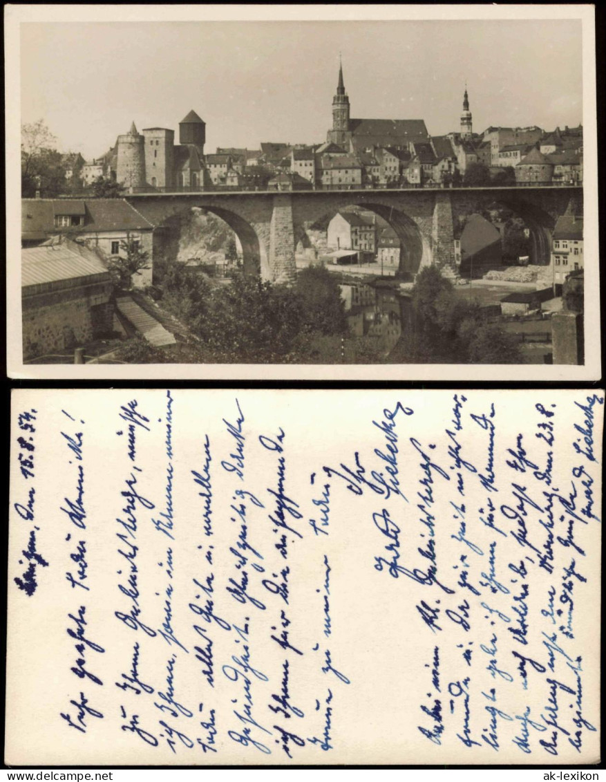 Ansichtskarte Bautzen Budyšin Stadtblick 1953 - Bautzen
