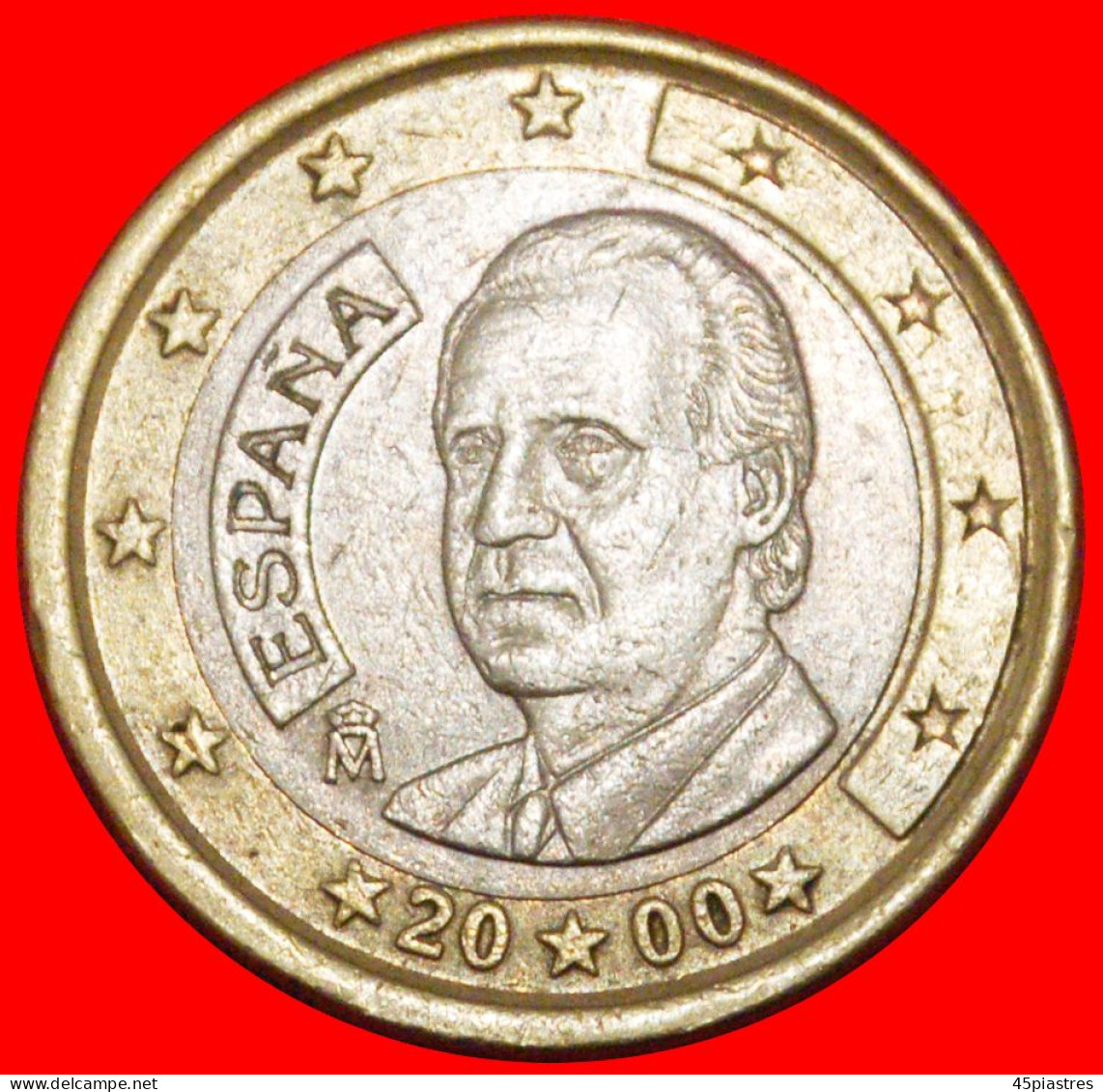 * PHALLIC TYPE 1999-2024: SPAIN  1 EURO 2000! JUAN CARLOS I (1975-2014) · LOW START ·  NO RESERVE! - Espagne