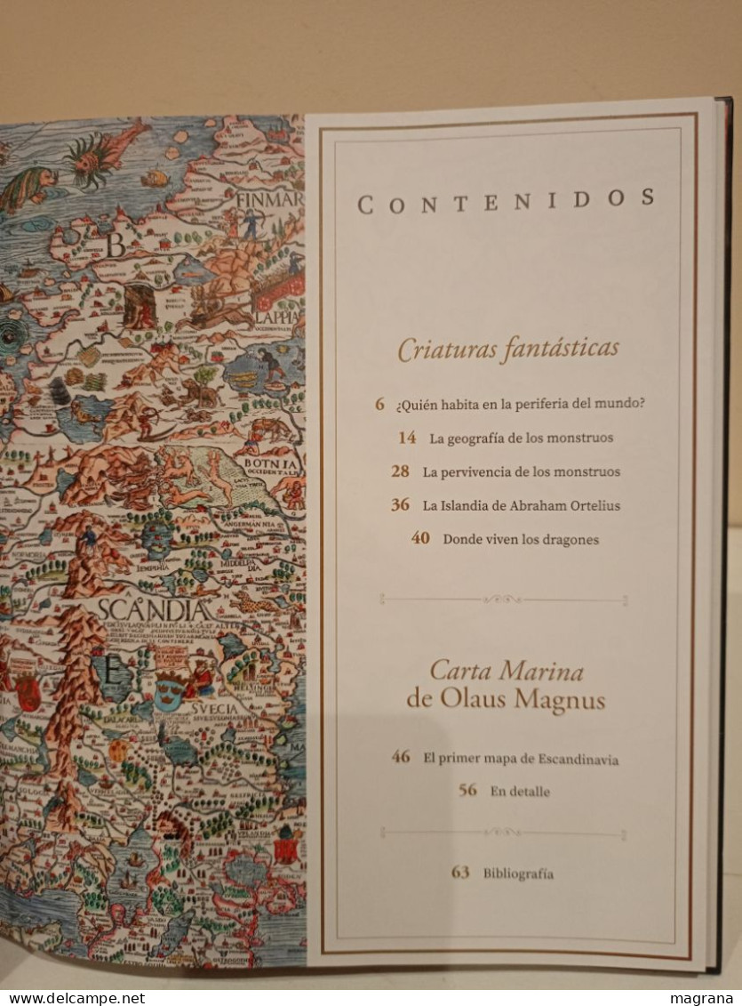 Criaturas Fantásticas. Carta Marina, De Olaus Magnus. Grandes Mapas De La Historia. 2019. 63 Pp. - Cultura