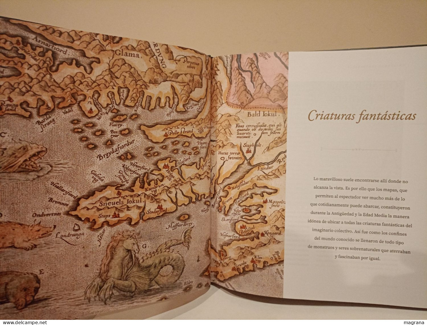 Criaturas Fantásticas. Carta Marina, De Olaus Magnus. Grandes Mapas De La Historia. 2019. 63 Pp. - Cultural