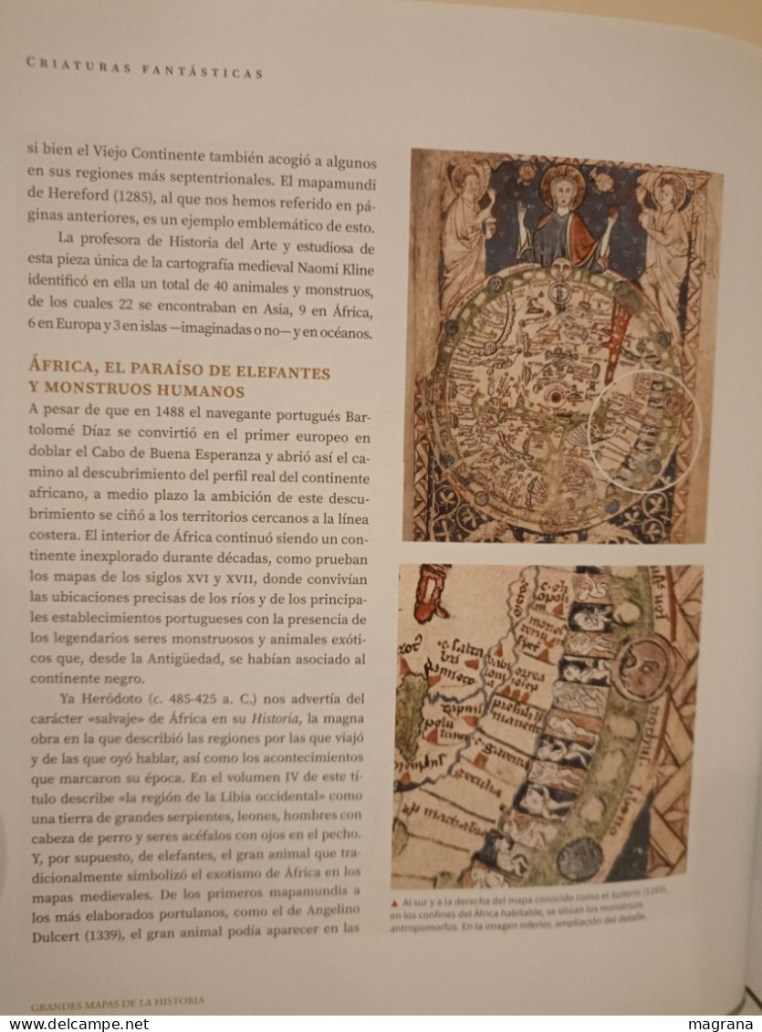 Criaturas Fantásticas. Carta Marina, De Olaus Magnus. Grandes Mapas De La Historia. 2019. 63 Pp. - Culture
