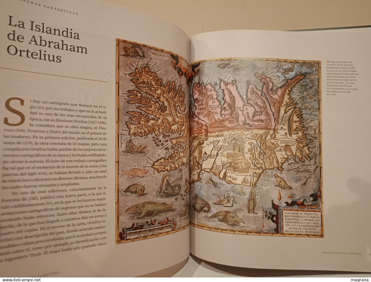 Criaturas Fantásticas. Carta marina, de Olaus Magnus. Grandes Mapas de la Historia. 2019. 63 pp.