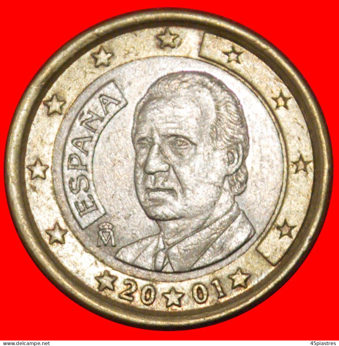 * PHALLIC TYPE 1999-2024: SPAIN  1 EURO 2001! JUAN CARLOS I (1975-2014) · LOW START ·  NO RESERVE! - Spain