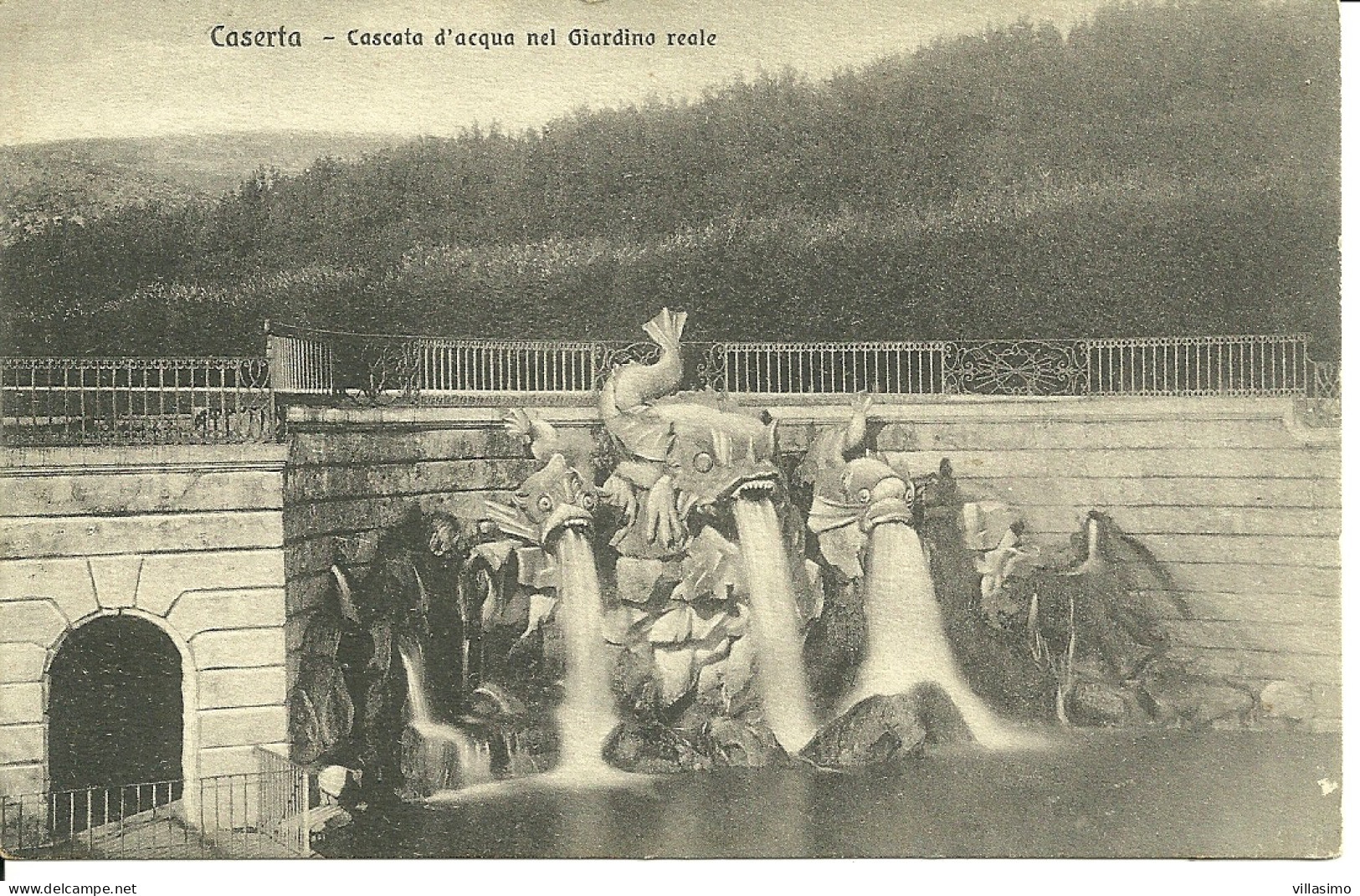 CAMPANIA - CASERTA - CASCATA D’ACQUA NEL GIARDINO REALE - V. 1913 - Caserta