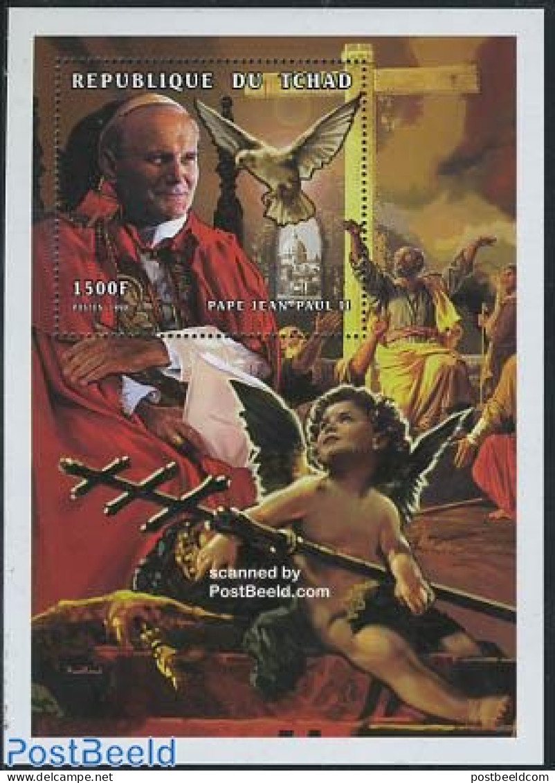 Chad 1998 Pope John Paul II S/s, Mint NH, Religion - Pope - Religion - Autres & Non Classés