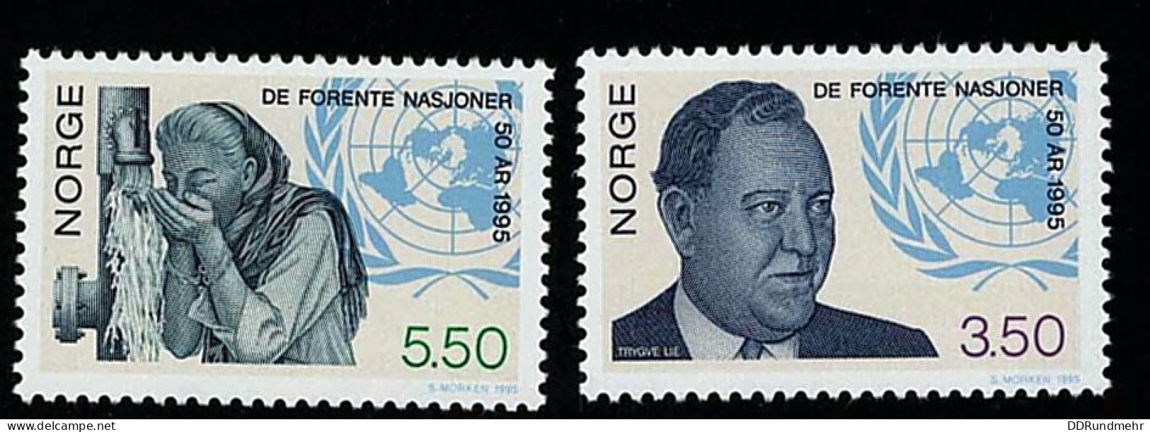 1995 Uno Michel NO 1187 - 1188 Stamp Number NO 1103 - 1104 Yvert Et Tellier NO 1144 - 1145 Xx MNH - Neufs