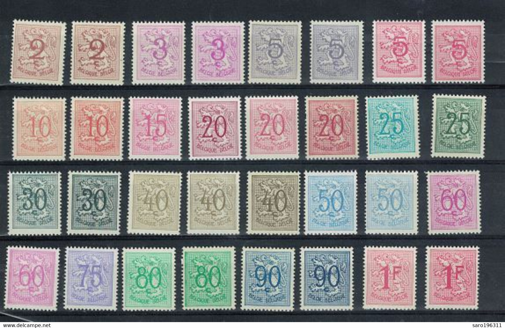 LIQUIDATION  ** / MNH  LION HERALDIQUE 32 NUANCES à 0,99 - Unused Stamps