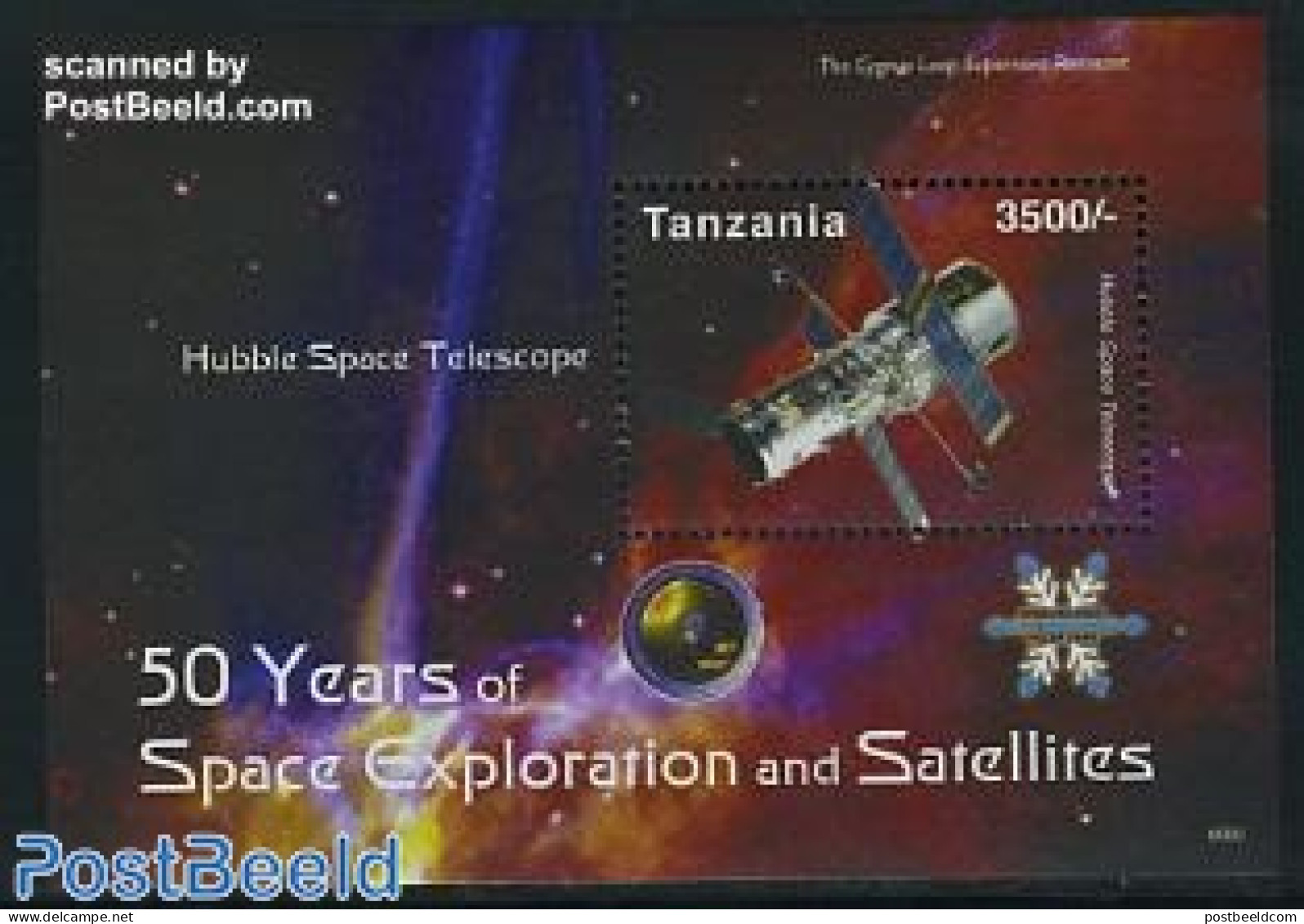 Tanzania 2009 Space, Hubble S/s, Mint NH, Transport - Space Exploration - Tanzanie (1964-...)