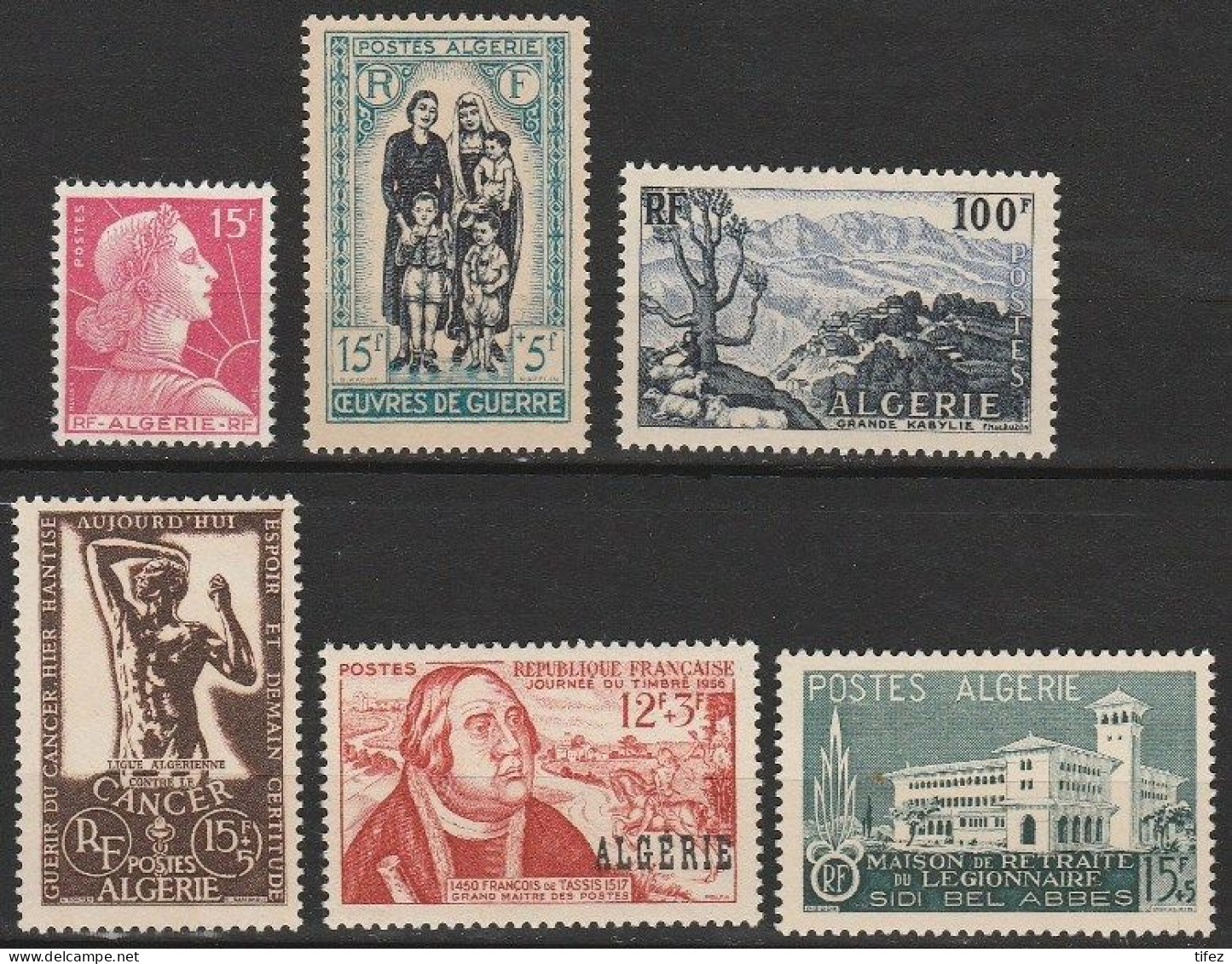 Année 1955-N°329/334 Neufs**MNH : Lot De 6 Timbres Neufs** Sans Charnière - Unused Stamps