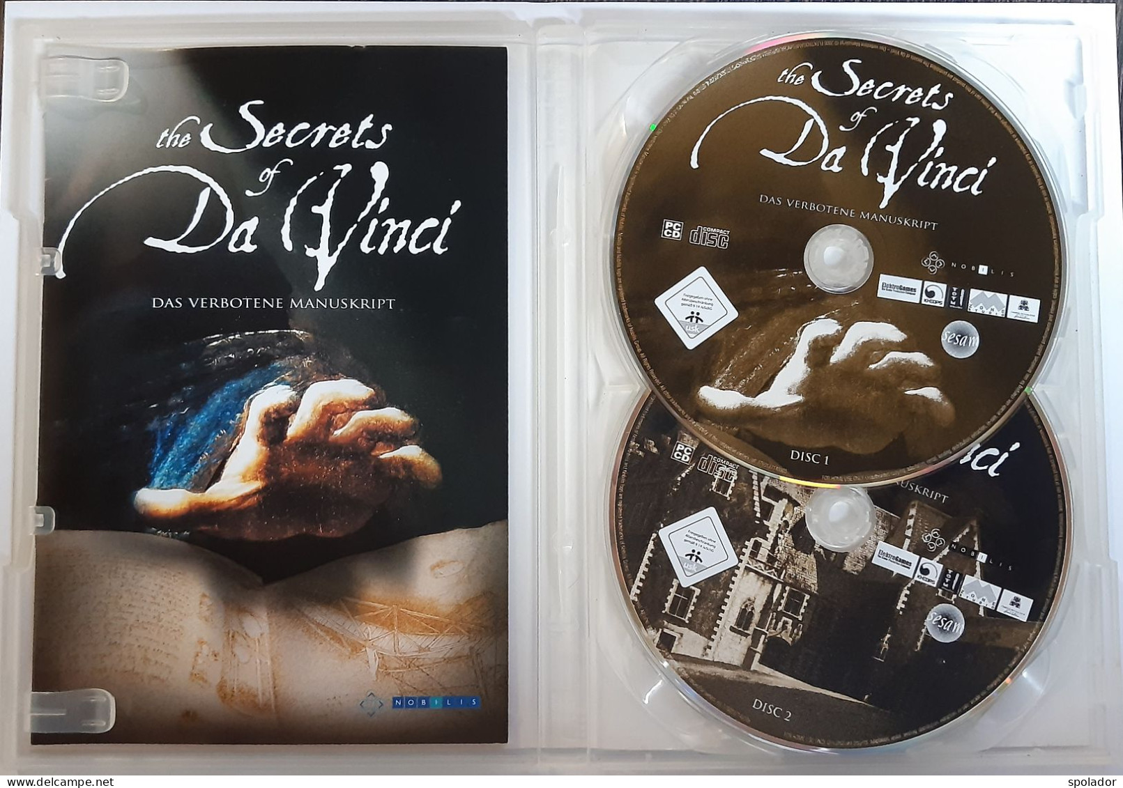 The Secrets Of Da Vinci-Das Verbotene Manuskript-2 Discs-2006-The Forbidden Manuscript - PC-games