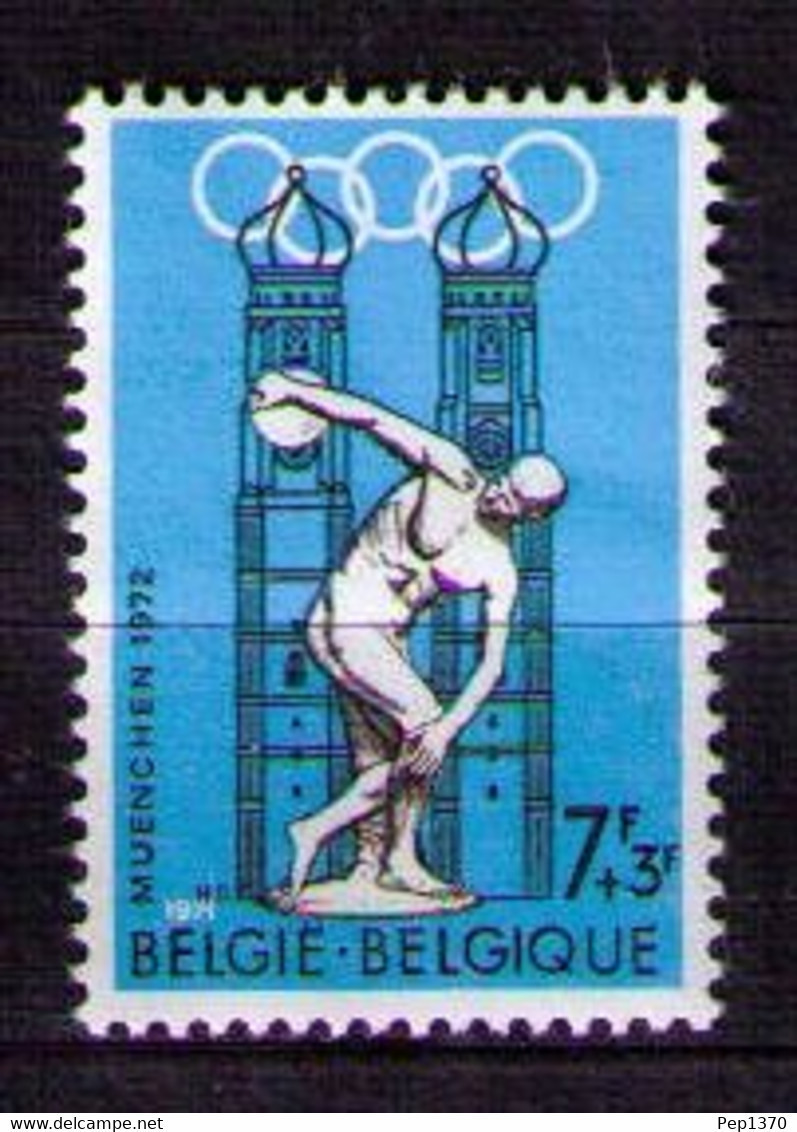 BELGICA 1971 - JJOO DE MUNICH'72 - YVERT Nº 1590** - Verano 1972: Munich