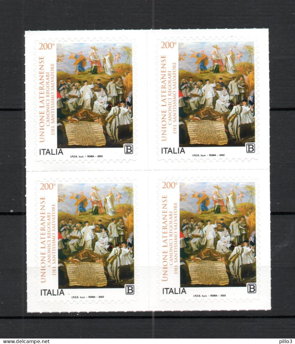 ITALIA :  Canonici Regolari Santissimo Salvatore - QUARTINA   MNH**  Del 10.7.2023 - 2021-...: Mint/hinged