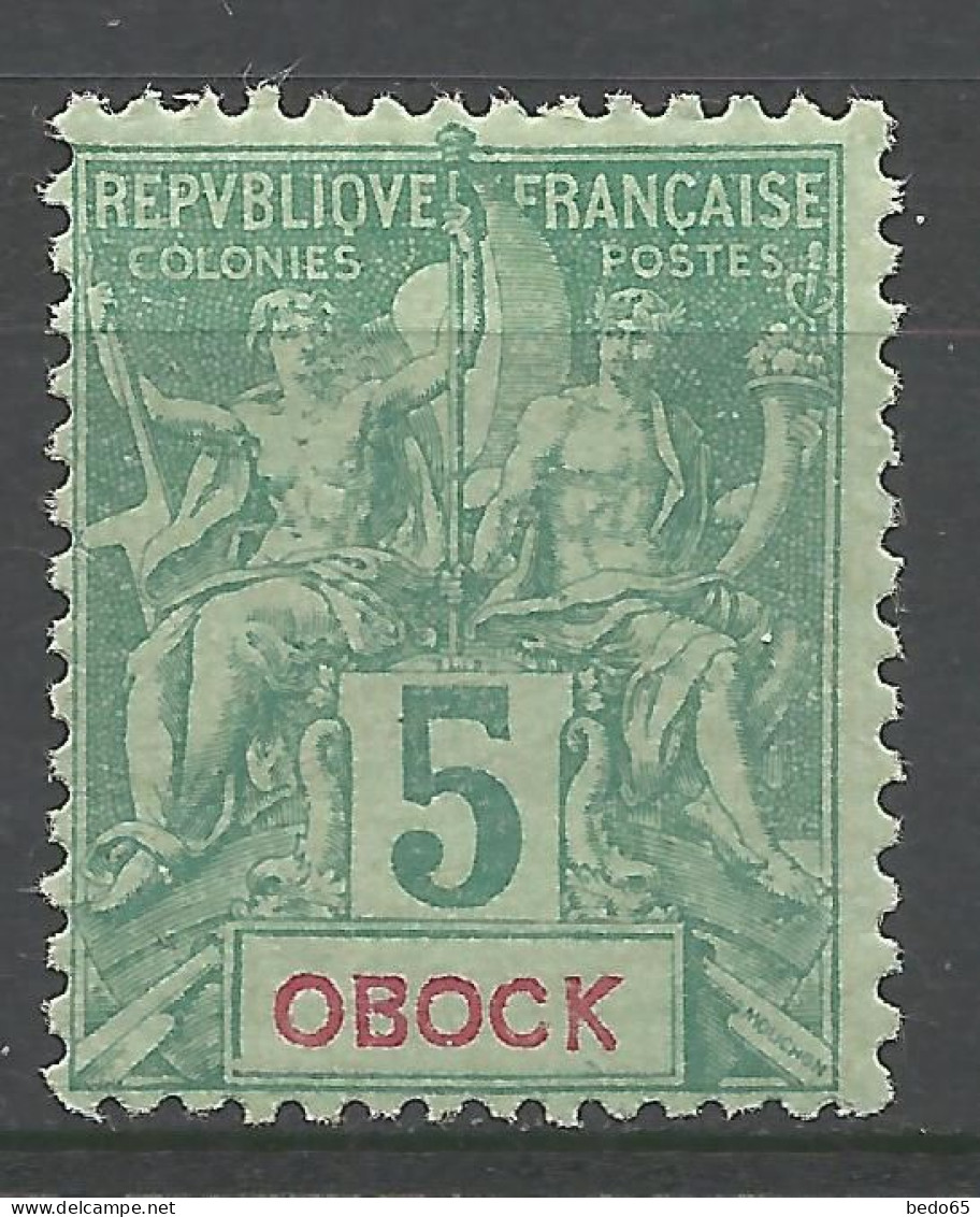 OBOCK N° 35 NEUF** LUXE SANS CHARNIERE / Hingeless / MNH - Unused Stamps