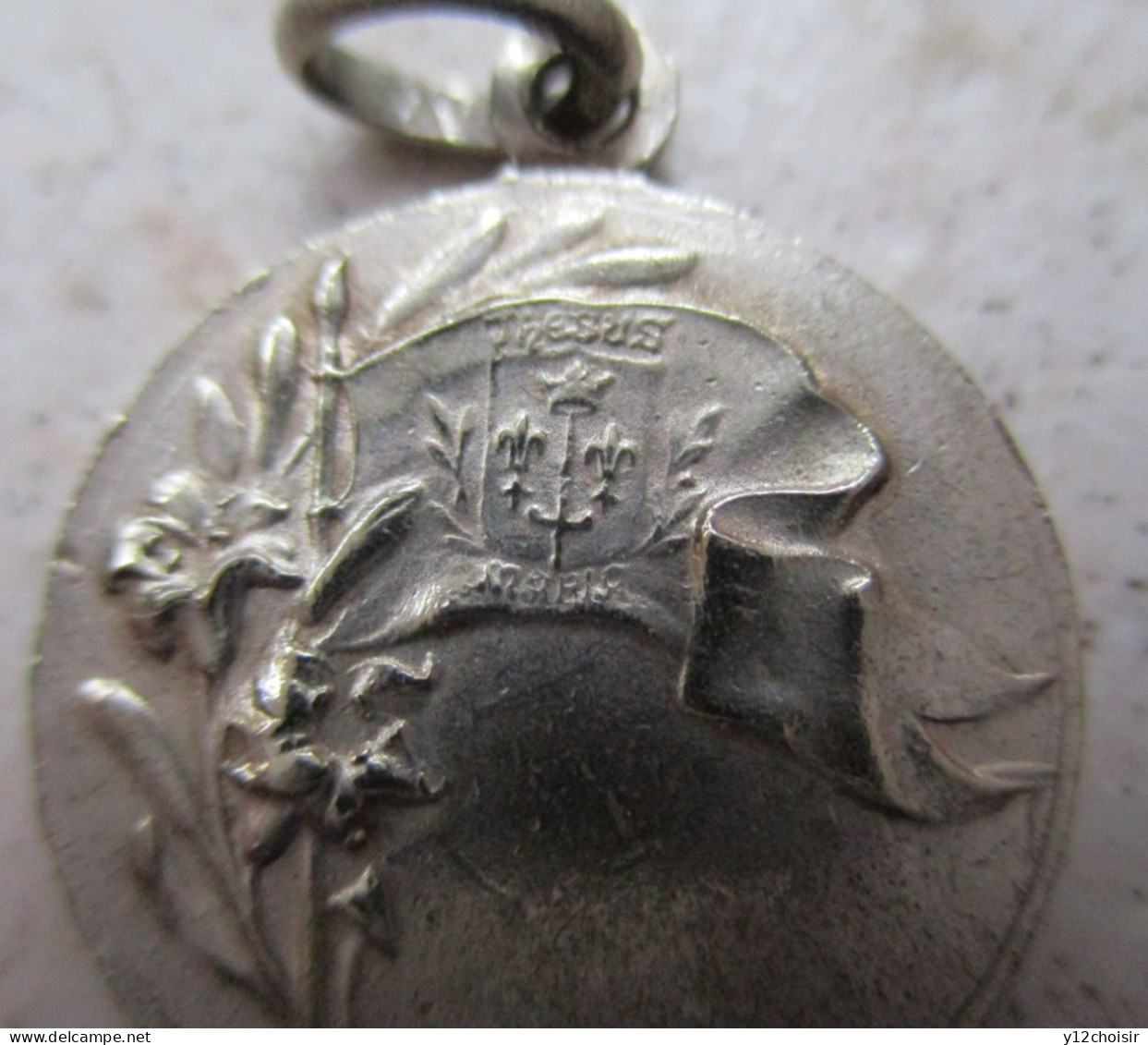 Pendentif Médaillon Médaille 18 Mm Argent Jeanne D'Arc La Pucelle Arc . Lorraine . Donremy - Pendentifs