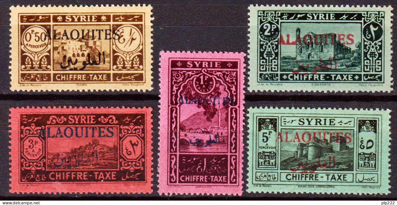Alaouites 1925 Segnatasse Y.T.6/18 */MH VF/F - Unused Stamps