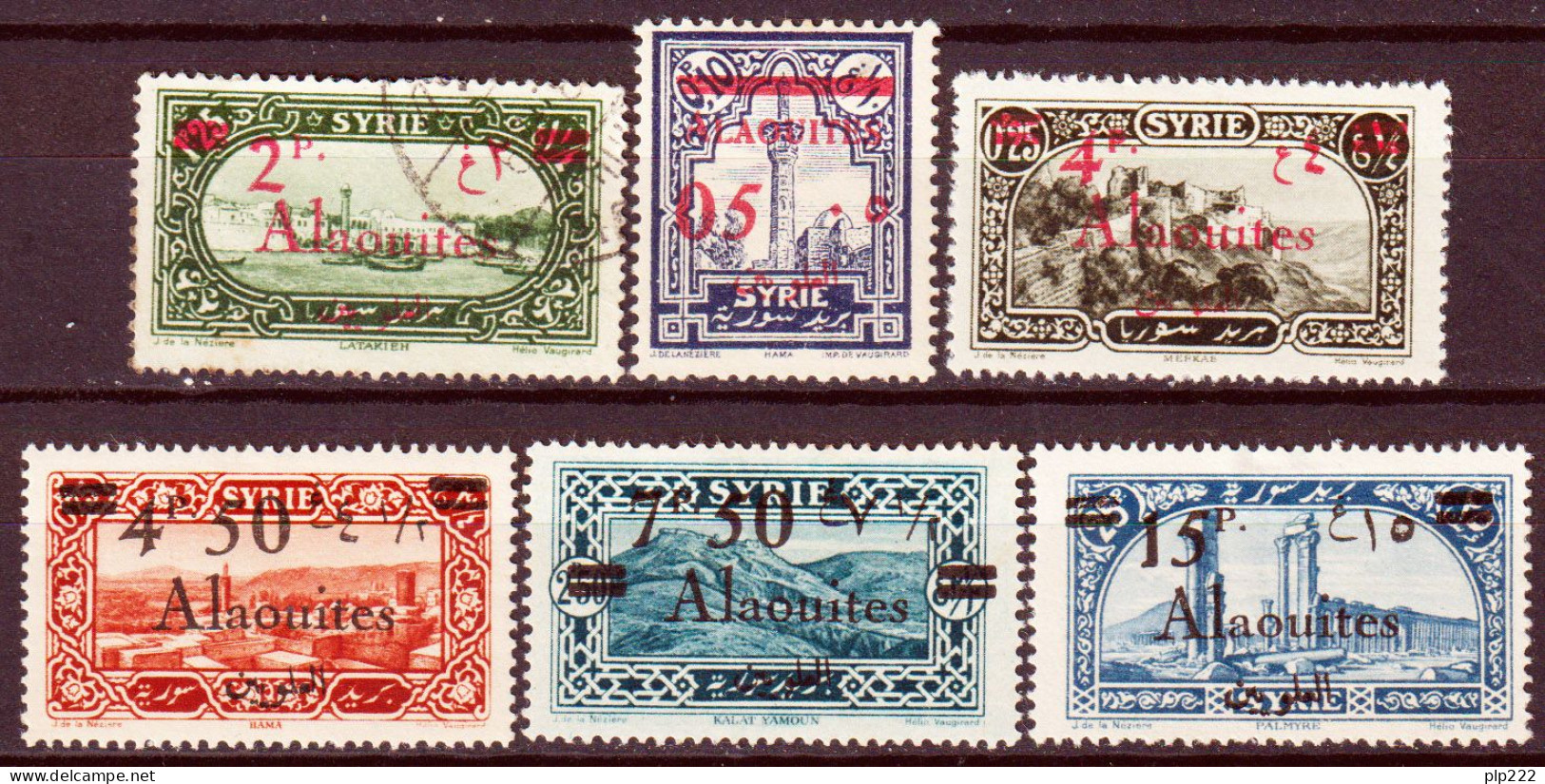 Alaouites 1926 Y.T.41/46 */MH VF/F - Unused Stamps