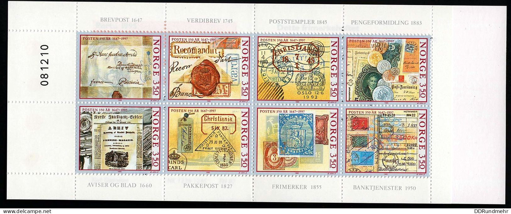 1994 NORWEX Michel NO MH25I Stamp Number NO 1112a Yvert Et Tellier NO C1146 Stanley Gibbons NO SB96 Xx MNH - Carnets