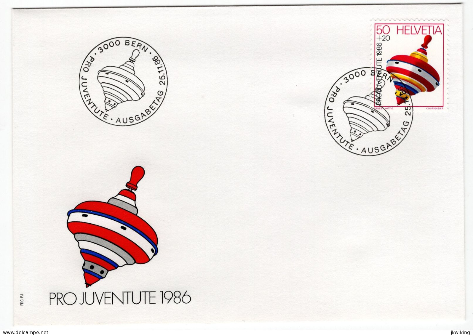 SWITZERLAND, PRO JUVENTUTE 1986, FDC, MICHEL No. 1331-1334 Doll, Teddy Bear - Children's Toys - Sonstige & Ohne Zuordnung