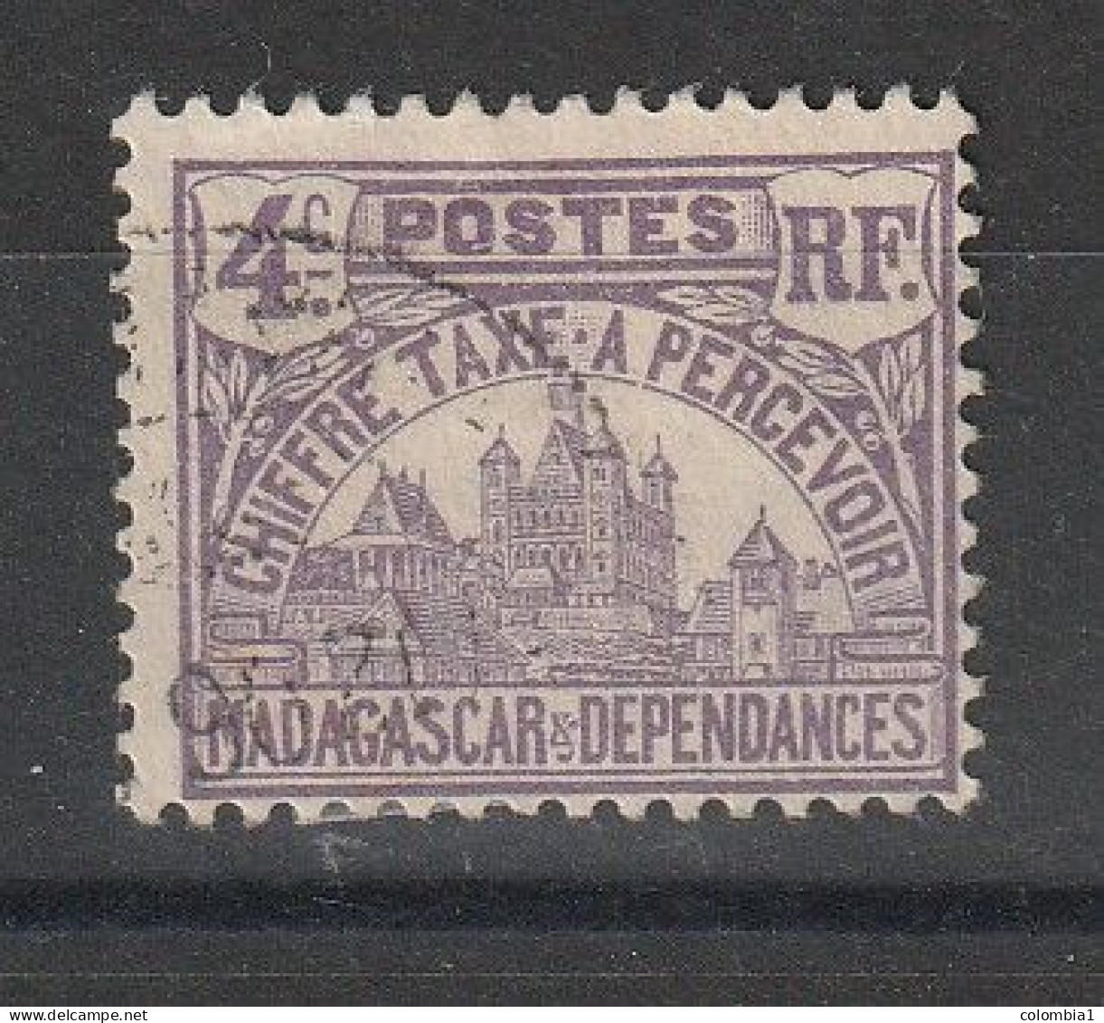 MADAGASCAR YT TAXE 9 Oblitéré - Postage Due