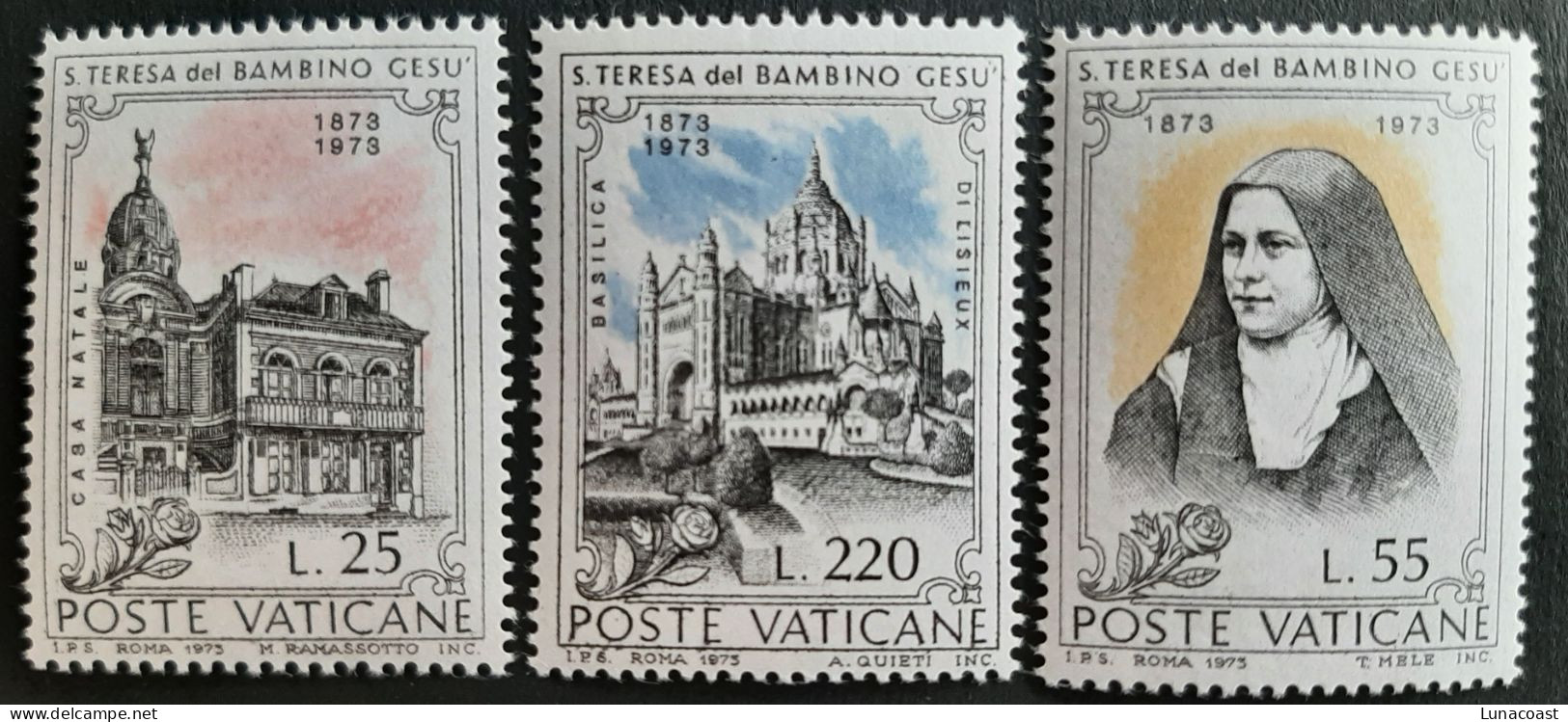 Vaticaanstad 1973 MNH Mi #617**-619**  3x S. Teresa - Nuevos