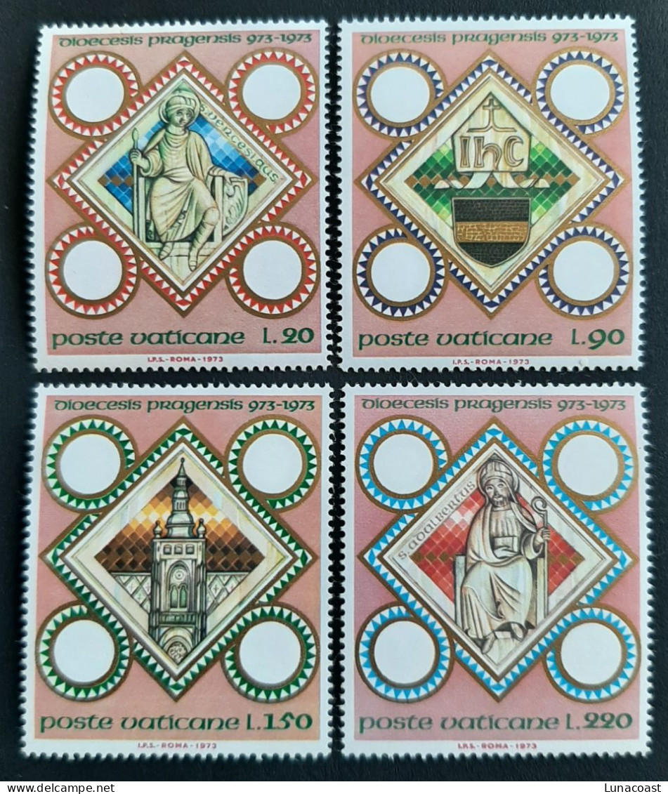 Vaticaanstad 1973 MNH Mi #624**-627**  4 X  Residence Praha - Nuevos