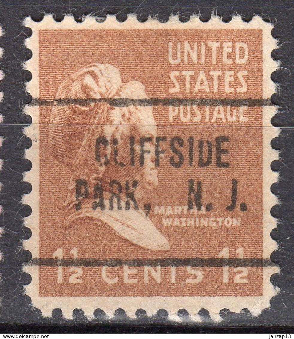 NJ-133; USA Precancel/Vorausentwertung/Preo; CLIFFSIDE PARK (NJ), Type 705 - Préoblitérés