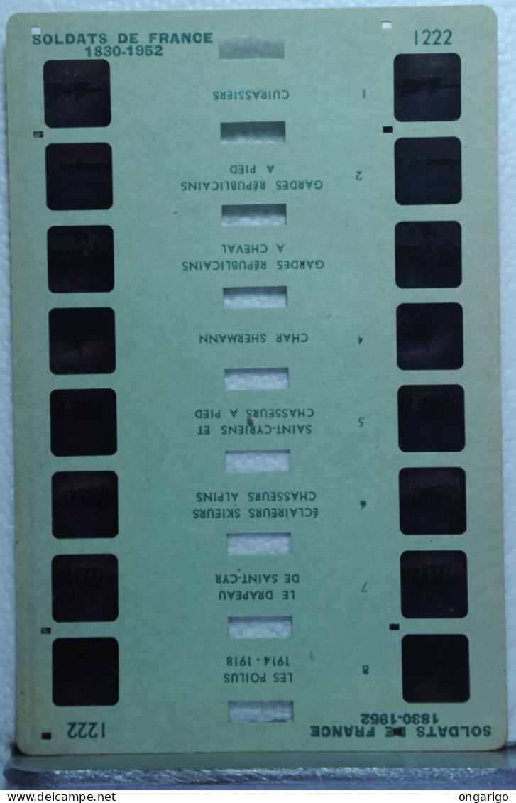 COLORELIEF  :   1222   SOLDATS DE FRANCE  1830-1952 - Stereoscopes - Side-by-side Viewers