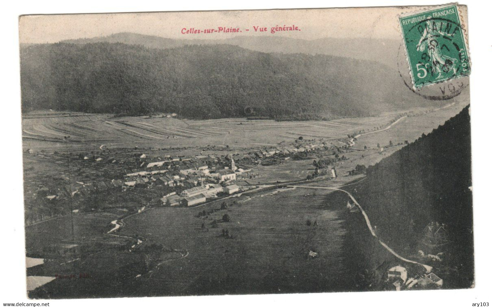 88- Vosges _   Celle Sur Plaine  _  Vue Générale - Fresse Sur Moselle