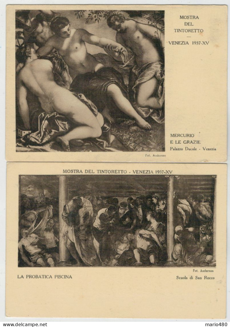 VENEZIA 1935 MOSTRA DI  TIZIANO -1937  MOSTRA DEL TINTORETTO -1939 MOSTRA DEL VERONESE