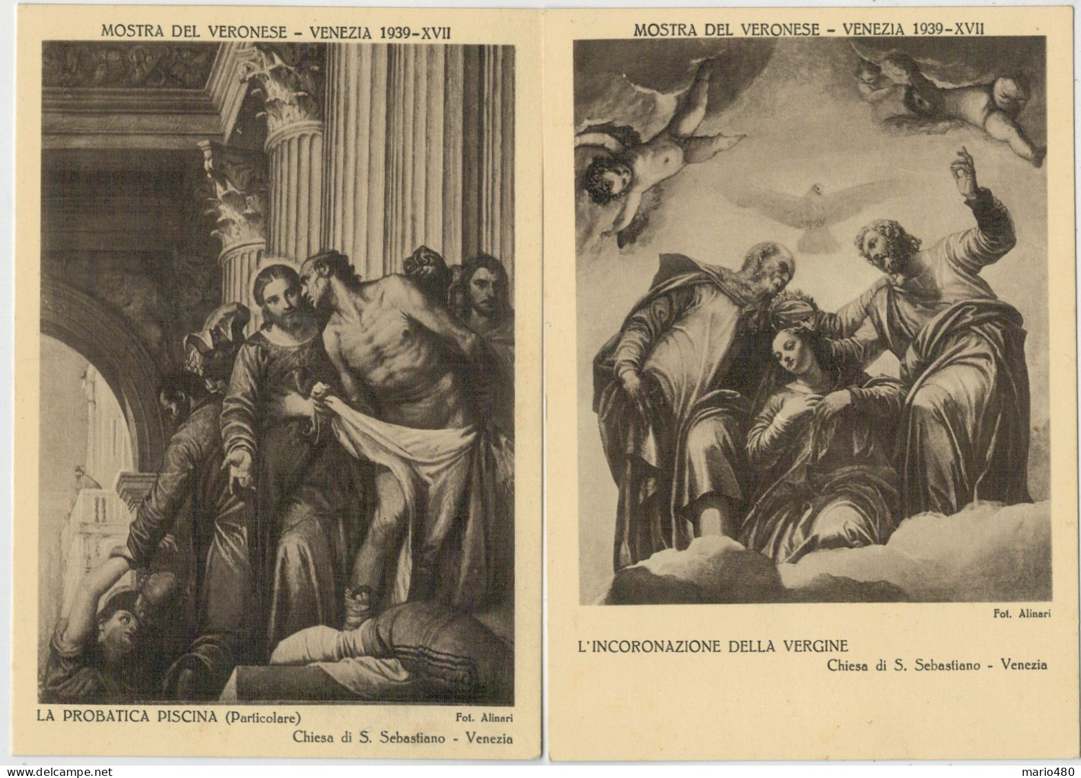 VENEZIA 1935 MOSTRA DI  TIZIANO -1937  MOSTRA DEL TINTORETTO -1939 MOSTRA DEL VERONESE