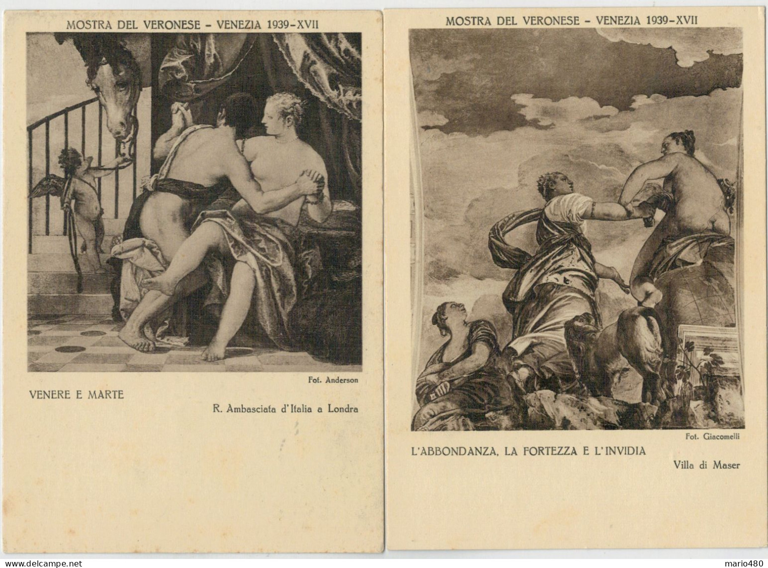 VENEZIA 1935 MOSTRA DI  TIZIANO -1937  MOSTRA DEL TINTORETTO -1939 MOSTRA DEL VERONESE