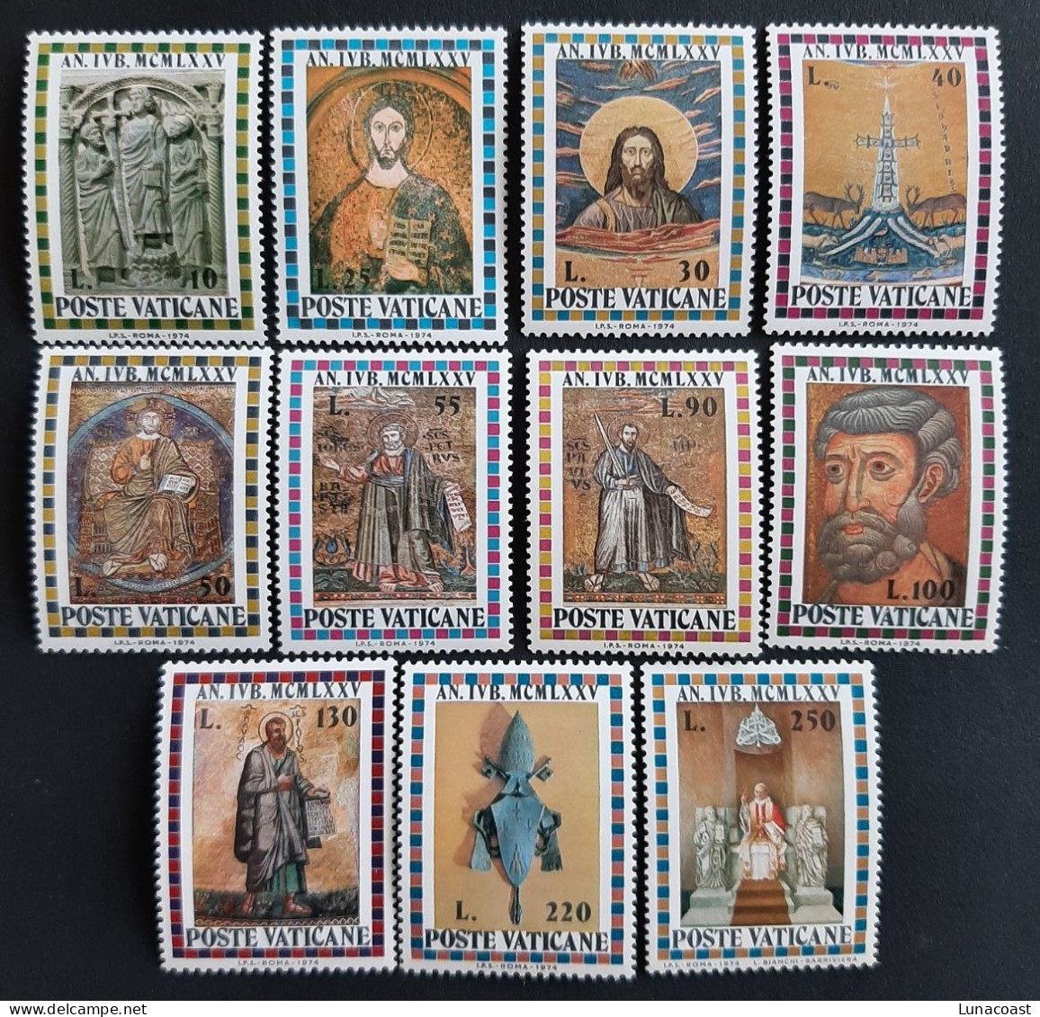 Vaticaanstad 1974 MNH Mi #645**-655**  11 X  The Holy Year - Unused Stamps