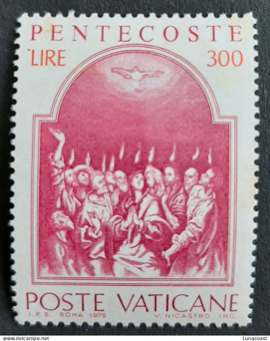 Vaticaanstad 1975 MNH Mi #662**  300 Lire Pentecoste - Ongebruikt