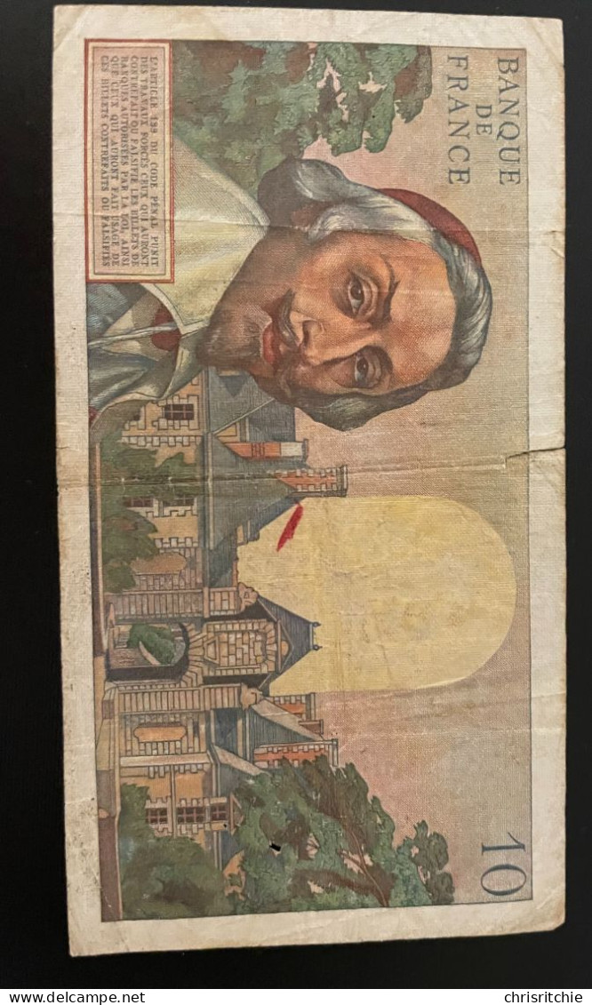 BILLET FRANCAIS - 10 NF Richelieu - 10 NF 1959-1963 ''Richelieu''