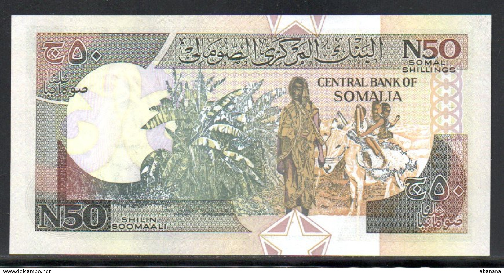 659-Somalie 50 Shilin 1991 AA213 - Somalië