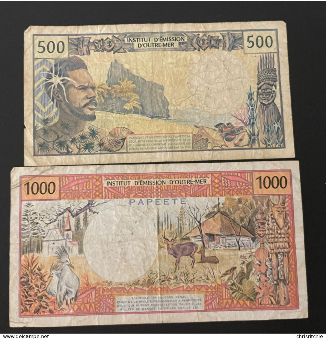 1000 Mille Francs 1996 - Institut D'émission D'outre Mer.500 Mille Francs 1996 - Institut D'émission D'outre Mer. - Papeete (Polinesia Francesa 1914-1985)